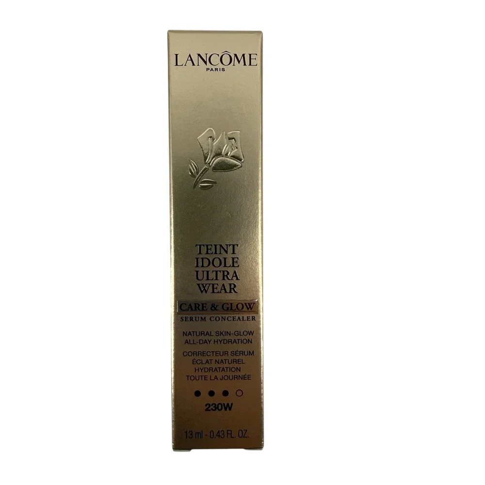 NEW Lancome Teint Idole Ultra Wear Care & Glow‎ Serum Concealer 230W Full Size